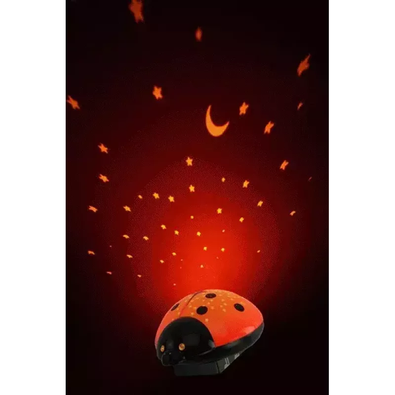 Luz nocturna Ansmann Starlight negra roja