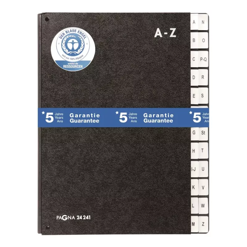 Separador Pagna 24241-04 negro A4