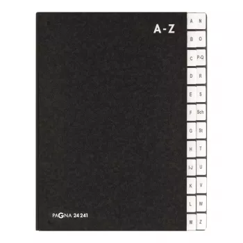 Separador Pagna 24241-04 negro A4