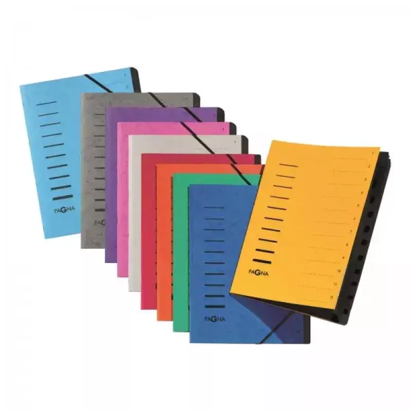 Carpeta de índice de pestañas Pagna 40058-05 amarilla