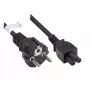 Good Connections P0005-S018 cable de alimentación, Schuko CEE 7/7 a C5, 1,8 m, negro