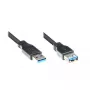 Cable USB Alcasa 5m USB 3.0 A USB 3.2 Gen 1 negro