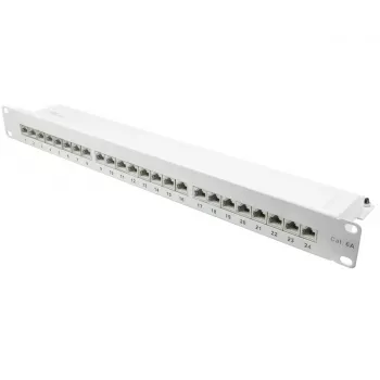 Panel de parcheo Alcasa GC-N0146 0,5HE 10 Gigabit Ethernet RJ-45 Cat6a