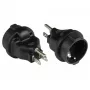 Good Connections PA-4502S adaptador de enchufe EE. UU. tipo B a tipo F (CEE 7/3), negro