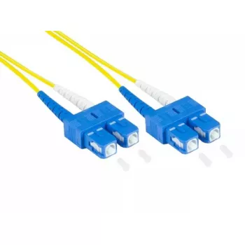 Cable de fibra óptica Alcasa LW-930SC 30 m 2x SC amarillo