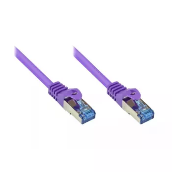 Cable de red Alcasa Cat6a RJ-45 3m violeta