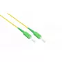 Cable de fibra óptica Alcasa LW-S902SASA 2m SC FTTH amarillo
