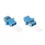 Conector de fibra óptica LC hembra/hembra Alcasa LW-K201