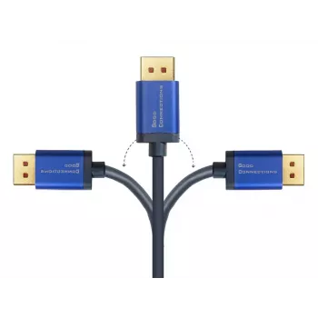 Adaptador de cable de vídeo Alcasa 4860-SF050B 5 m DisplayPort a HDMI azul