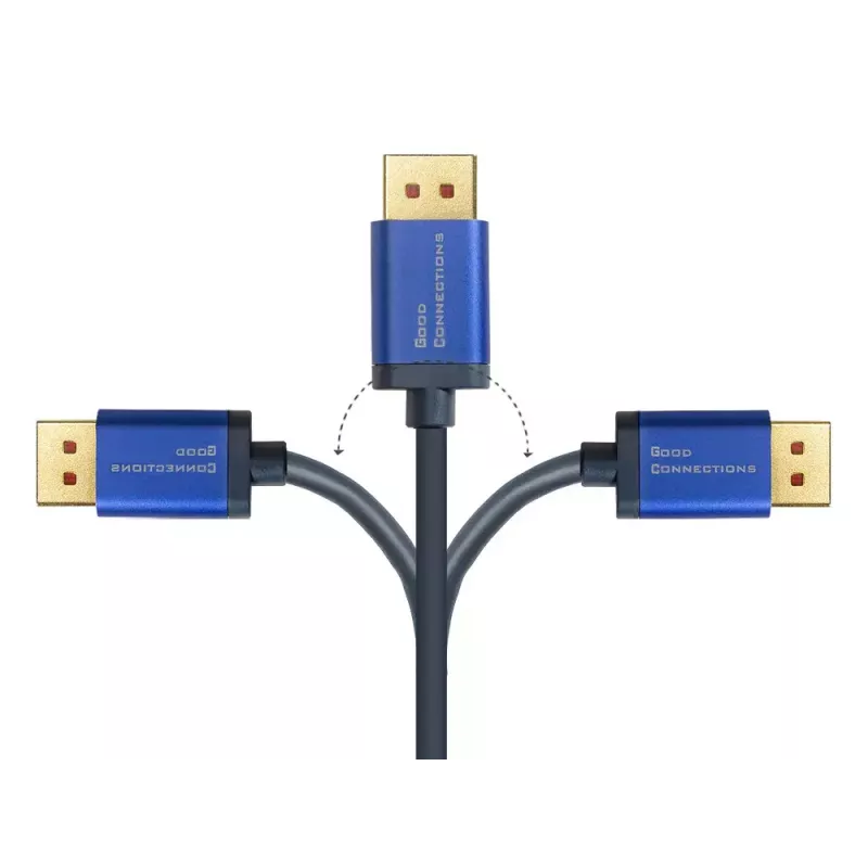 Adaptador de cable de vídeo Alcasa 4860-SF050B 5 m DisplayPort a HDMI azul