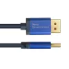 Adaptador de cable de vídeo Alcasa 4860-SF050B 5 m DisplayPort a HDMI azul