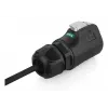 Alcasa S1 IC01-24F01 LC negro 3 m conector recto