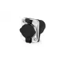 Conector hembra RJ45 Alcasa S6 IC06-R002 negro metálico hembra/hembra