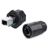 Conector de cable RJ45 Alcasa IC06-R102 negro cobre plástico gel de sílice