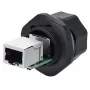 Conector de cable RJ45 Alcasa IC06-R102 negro cobre plástico gel de sílice