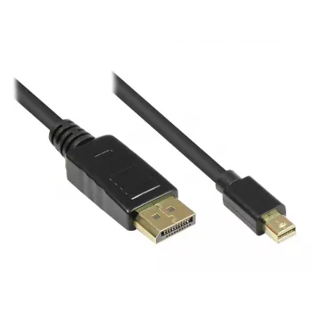 Cable DisplayPort Alcasa DP-MDP1 1 m Mini DisplayPort negro