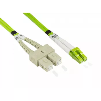 Cable de fibra óptica Alcasa LW-830LS5 30 m LC SC verde