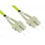 Cable de fibra óptica Alcasa LW-820SC5 20 m SC verde