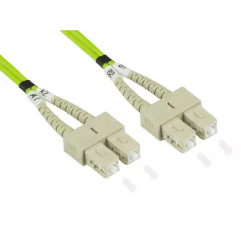 Cable de fibra óptica Alcasa LW-830SC5 30 m SC verde