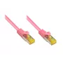 Cable de red Alcasa 50 m Cat7 RJ-45 magenta S/FTP (S-STP)