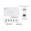 Cargador móvil Alcasa PCA-D005W universal blanco AC inalámbrico carga rápida