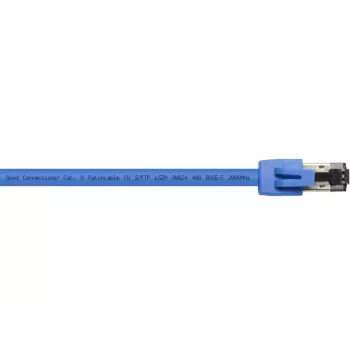 Cable de red Alcasa 8080-075B azul 7,5 m Cat8.1 S/FTP