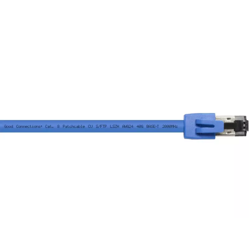 Cable de red Alcasa 8080-250B Cat8.1 25 m azul
