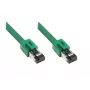 Cable de red Alcasa 8080-150G verde 15 m Cat8.1 S/FTP