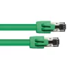 Cable de red Alcasa 8080-200G 20 m Cat8.1 S/FTP verde