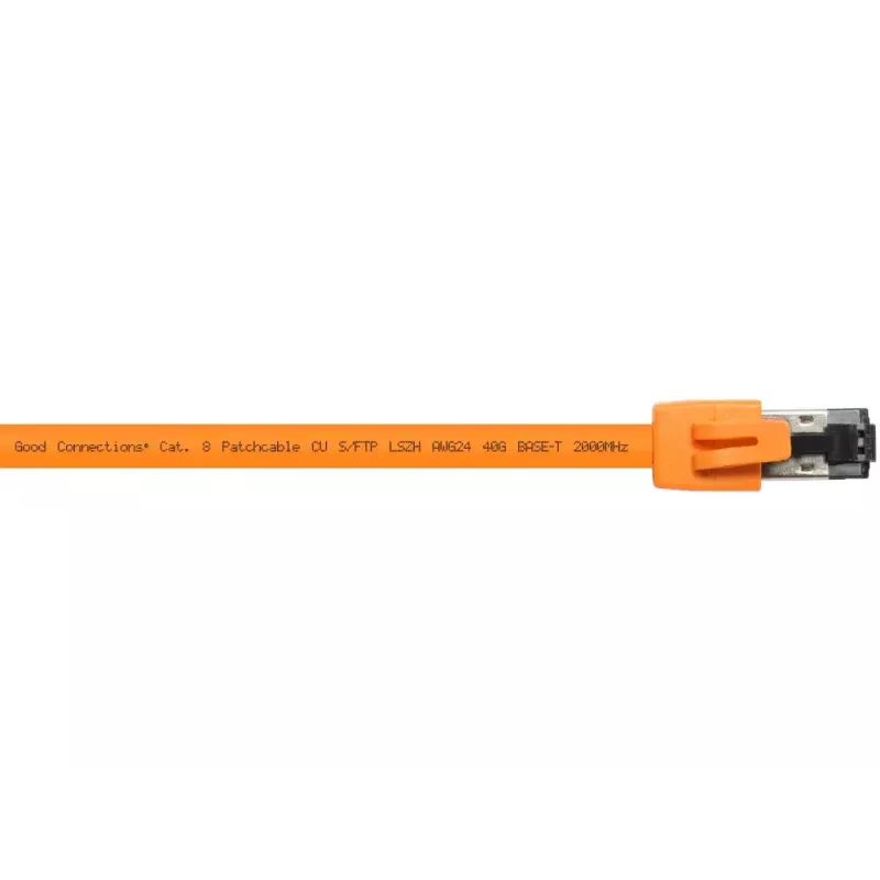 Cable de red Alcasa 8080-050O 5 m Cat8.1 S/FTP naranja