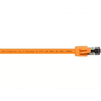 Cable de red Alcasa 8080-075O naranja 7,5 m Cat8.1 S/FTP