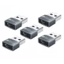 Adaptador USB Alcasa USB-AD203-5 USB-A a USB-C gris