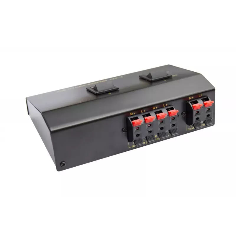 Conmutador de audio Alcasa 5529-2, 2 canales