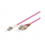 Cable de fibra óptica Alcasa LW-830LS4 30 m LC SC lila