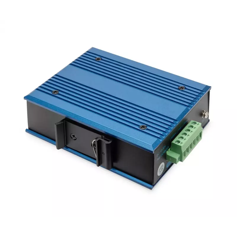Conmutador de red PoE Digitus 4 puertos Fast Ethernet, industrial, no gestionado, 1 uplink SFP