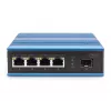 Conmutador de red PoE Digitus 4 puertos Fast Ethernet, industrial, no gestionado, 1 uplink SFP