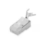 Conector modular Digitus CAT 6A para cable redondo, apantallado, 100 uds. conector RJ-45