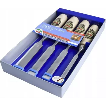 Juego de formones Kirschen 1181 SB 4 uds. — formones para madera en caja de presentación