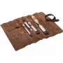 Juego de formones Kirschen 1151002 — 4 uds. con bolsa de cuero, anchos 10, 16, 20, 26 mm