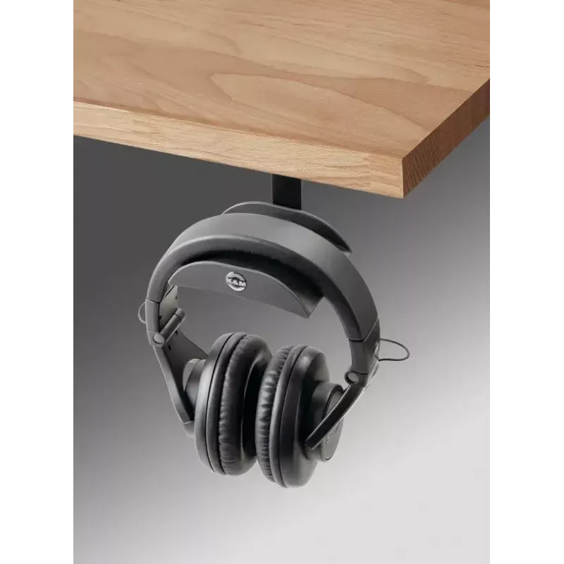 Soporte para auriculares König & Meyer 16330-000-55 acero negro