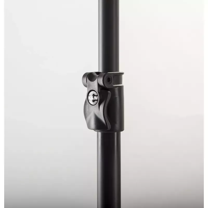 König & Meyer 23765 jirafa de micrófono, aluminio de 3 secciones, 1,0–3,22 m, negro