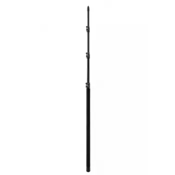 Pértiga para micrófono König & Meyer 23765, 3 extensiones, aluminio, 1,0–3,22 m, negra
