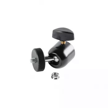 Adaptador de rótula para trípode K&M 19695, negro
