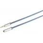 Cable de audio ShiverPeaks de 3,5 mm con conector fino cromado, contactos dorados, 3,00 m