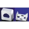 Caja de conexión Telegärtner 25.16.8555, caja de montaje, 80×40×80 mm, blanca