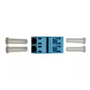 Adaptador de fibra óptica LC Telegärtner J08071A0000 azul