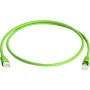 Cable de parcheo Telegaertner MP8 FS 600 — SFTP Cat.7, RJ-45 macho a macho, 5,0 m, verde