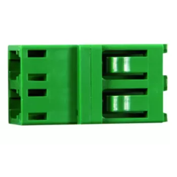 Adaptador de fibra óptica LC/APC Telegärtner J08071A0004 verde