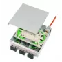 Telegärtner STX H82050K0005 caja de distribución de fibra para carril DIN, 12x LC MM, gris claro RAL 7035