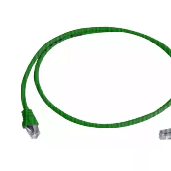 Cable de red Telegärtner Cat.7 MP8 FS 600 LSZH 0,5 m verde